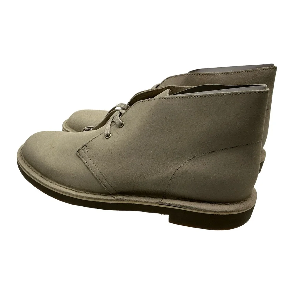 Clarks Shepton Taupe Distressed Suede Desert Boots 26179923 Mens 11